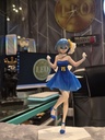 Blue-Haired Anime Girl in Elegant Blue Dress – Wedding-Themed Collectible Figurine