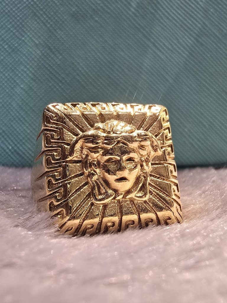 1 - Gram Gold Textured Imported Ring