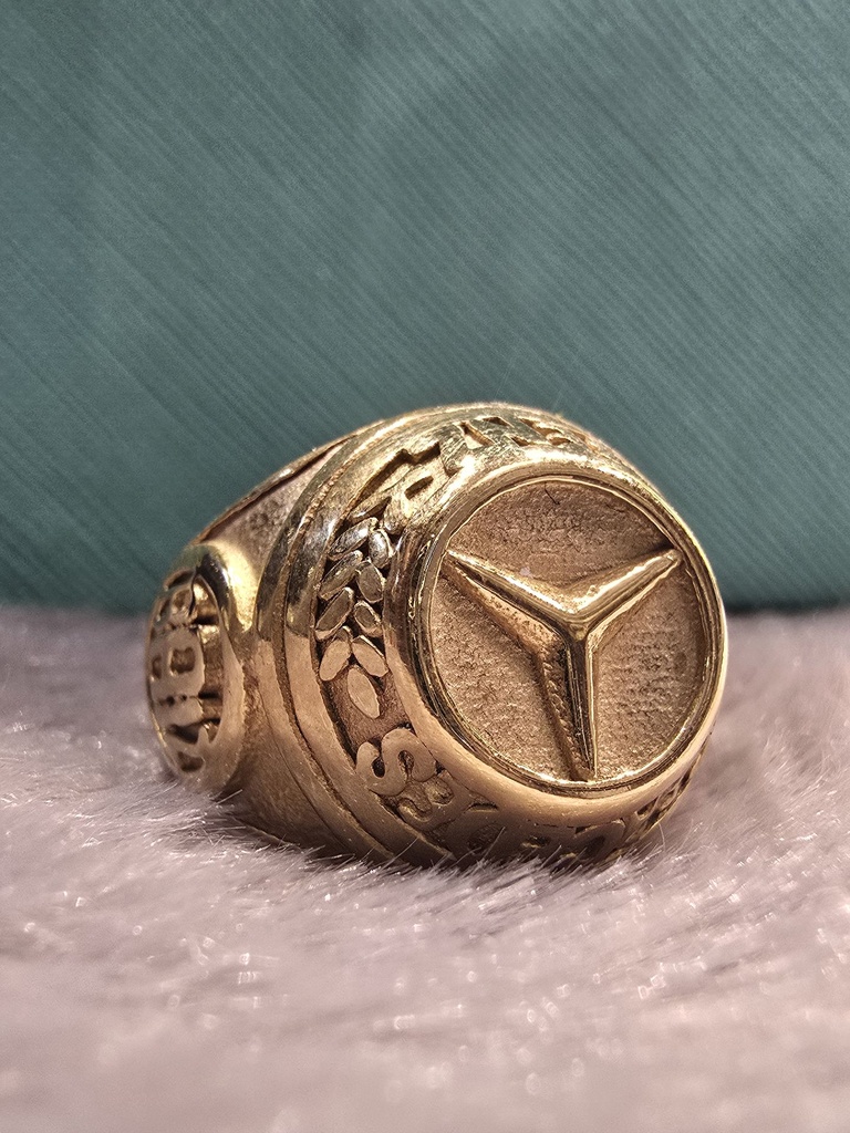 1 - Gram Gold Textured Imported Ring